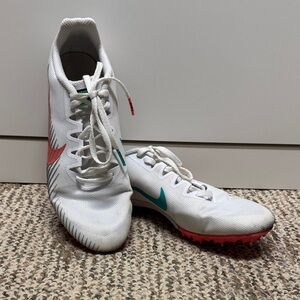 Nike White Track Spikes